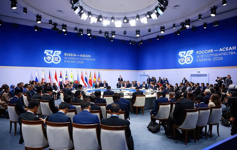Phiên toàn thể Hội nghị Cấp cao Kỷ niệm 35 năm quan hệ ASEAN - Nga tại thành phố Kazan, Cộng hòa Tatarstan, Liên bang Nga - Ảnh: VGP