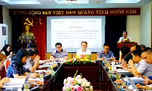 Cục Quản lý lao động ngoài nước họp báo thông tin về lĩnh vực đưa lao động đi làm việc ở nước ngoài. Ảnh: T.Kiên.