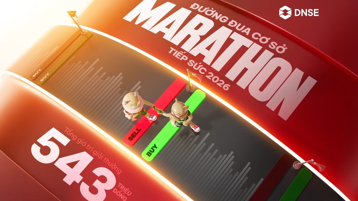 Cuộc thi Marathon Tiếp sức của DNSE có tổng giải thưởng hấp dẫn lên tới gần 550 triệu đồng.