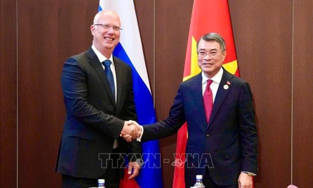 Thủ tướng Chính phủ Lê Minh Hưng tiếp Tổng Giám đốc Quỹ Đầu tư trực tiếp Nga Kiril Dmitriev. Ảnh: TTXVN