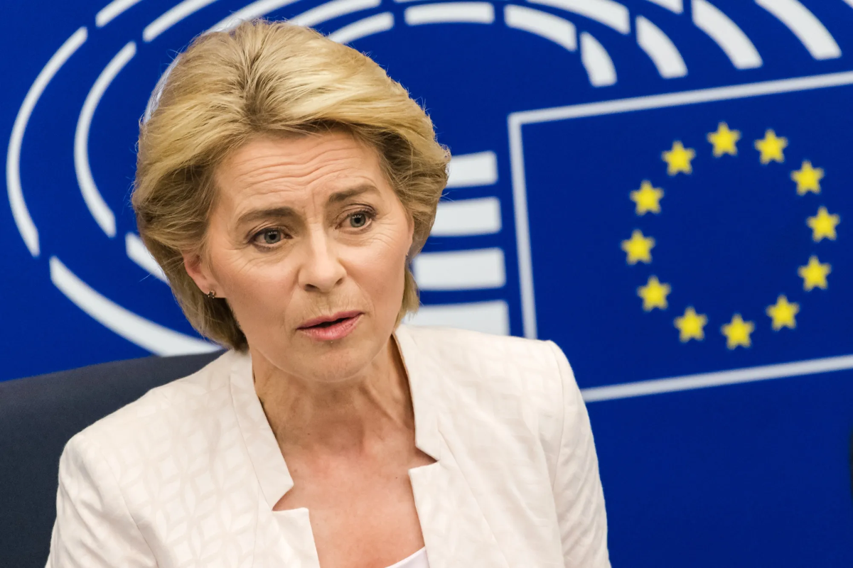 Chủ tịch EC Ursula von der Leyen - Ảnh: Bloomberg.