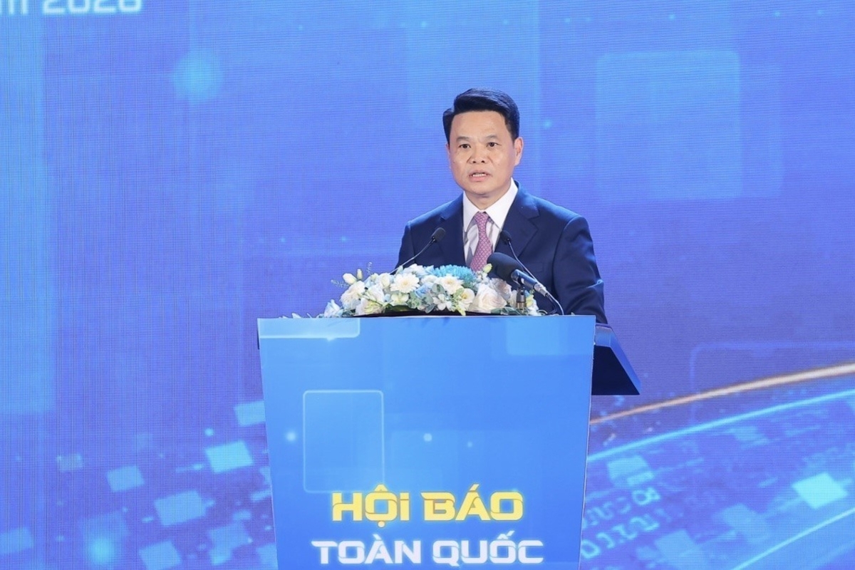 Ông Lê Ngọc Châu, Ủy viên Trung ương Đảng, Bí thư Thành ủy Hải Phòng phát biểu - Ảnh TTXVN