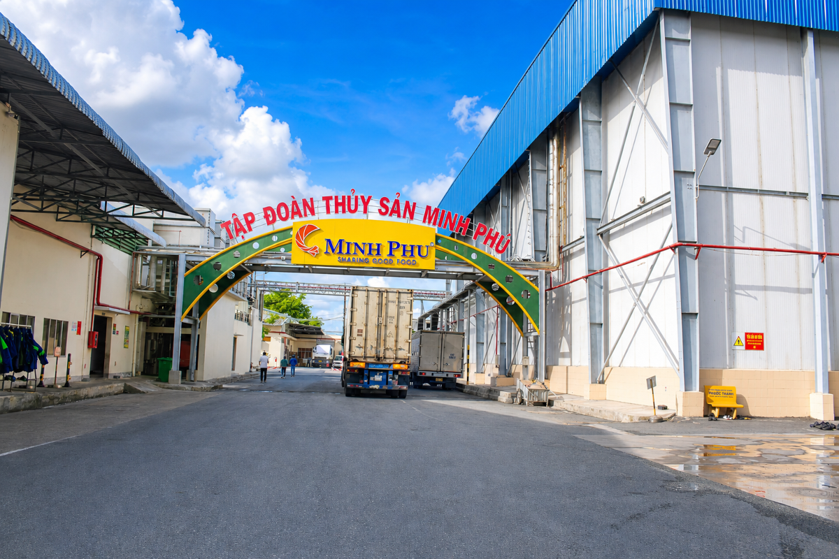 Tập đoàn Thuỷ sản Minh Phú ở tỉnh Cà Mau. Ảnh: Chu Khôi.