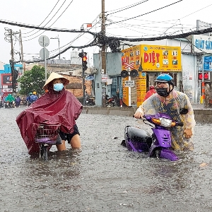 TP.Hồ Chí Minh đang chuẩn bị xây dựng đề án quy mô lớn nhằm tái định hình toàn bộ cách tiếp cận đối với chống ngập, thoát nước và xử lý nước thải. Ảnh minh họa