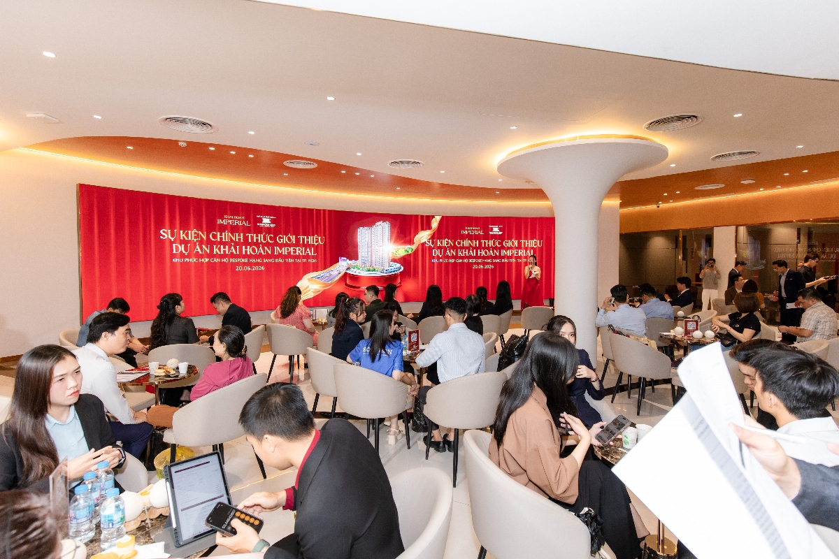 Sự kiện chính thức giới thiệu dự án Khải Hoàn Imperial diễn ra vào ngày 20/6/2026. Ảnh: Khải Hoàn Imperial.