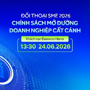 Hội nghị “Đối thoại SME 2026: Chính sách mở đường – Doanh nghiệp cất cánh” được ACB phối hợp cùng Hiệp hội Doanh nghiệp Thành phố Hà Nội và Hiệp hội Phát triển Hàng tiêu dùng Việt Nam tổ chức.
