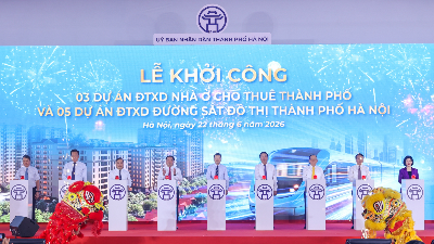 Construction of five urban metro lines in Hanoi starts