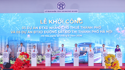 Construction of five urban metro lines in Hanoi starts