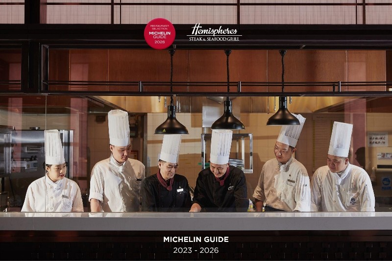 Nhà hàng Hemispheres và giải thưởng danh giá Michelin Selected 2026.
