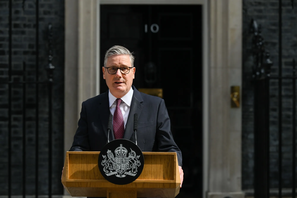 Thủ tướng Anh Keir Starmer - Ảnh: Bloomberg.