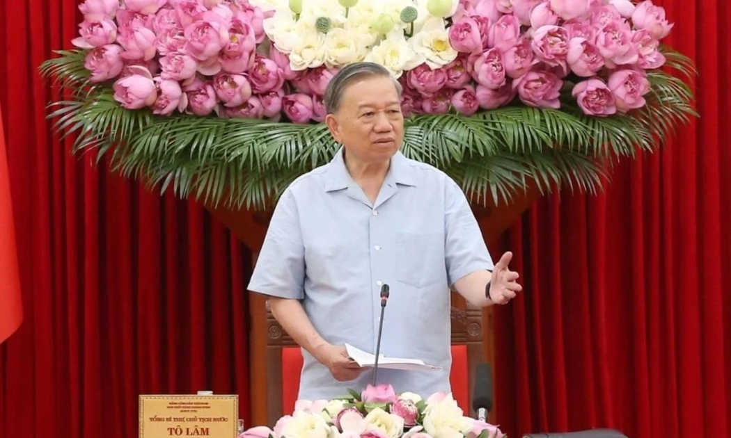 Tổng Bí thư, Chủ tịch nước Tô Lâm tại buổi làm việc. Ảnh: TTXVN