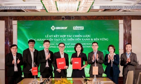 Keppel và Sun Group hợp tác phát triển hạ tầng năng lượng bền vững