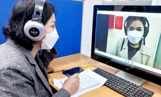 Doanh nghiệp tuyển dụng lao động tại Hà Nội. Ảnh: Thu Hằng.