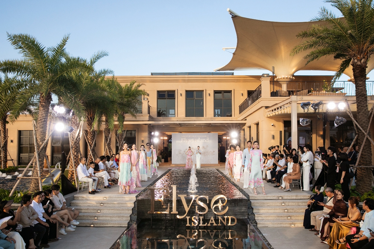 Không gian trình diễn thời trang tại Elyse Marina Club trong sự kiện Elyse Voyage - Ảnh: Nam Long.