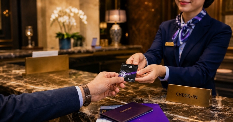 Thiết kế 2 trong 1 là điểm khác biệt nổi bật của TPBank Visa FlashBiz. Ảnh: TPBank.