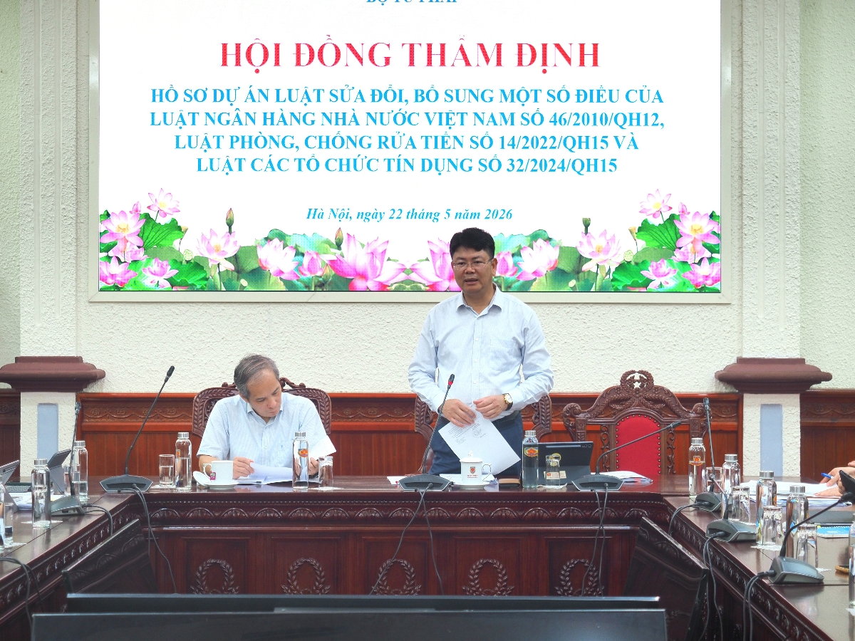 Thứ trưởng Nguyễn Thanh Tịnh kết luận cuộc họp. Ảnh: MOJ.