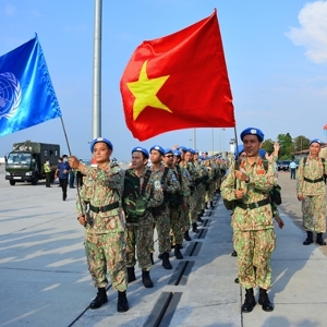 Việt Nam được đánh giá là một trong những quốc gia có nhiều bước tiến đáng kể trong việc tham gia các hoạt động gìn giữ hòa bình quốc tế. Ảnh minh họa.