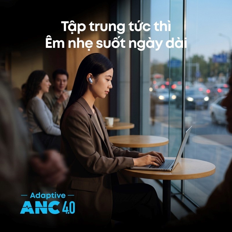 Khả năng khử tiếng ồn sâu hơn đến 2 lần so với Liberty 4 Pro. Ảnh: Anker.