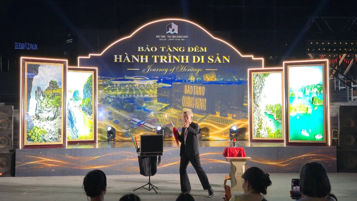 Bảo tàng - Thư viện tỉnh Quảng Ninh thí điểm giới thiệu sản phẩm văn hóa, du lịch đêm.