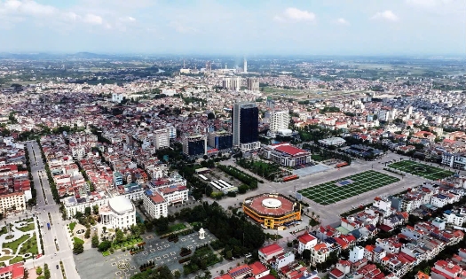 Trung tâm phường Bắc Giang, tỉnh Bắc Ninh. Ảnh: Bacninh.gov.vn
