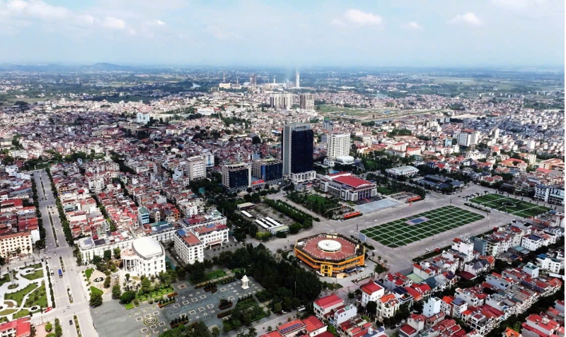 Trung tâm phường Bắc Giang, tỉnh Bắc Ninh. Ảnh: Bacninh.gov.vn