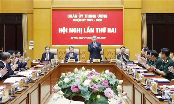 Tổng Bí thư, Chủ tịch nước Tô Lâm: Bảo vệ Tổ quốc từ sớm, từ xa phải bắt đầu từ năng lực dự báo