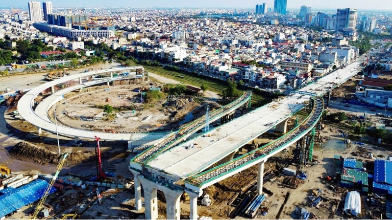 Dự án xây dựng cầu Nguyễn Trãi được xác định có tốc độ giải ngân vốn đầu tư công cao.