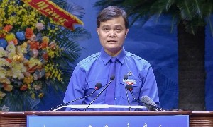 Ông Bùi Quang Huy, Bí thư thứ nhất Trung ương Đoàn khóa XIII, nhiệm kỳ 2026 – 2031. Ảnh: VGP.