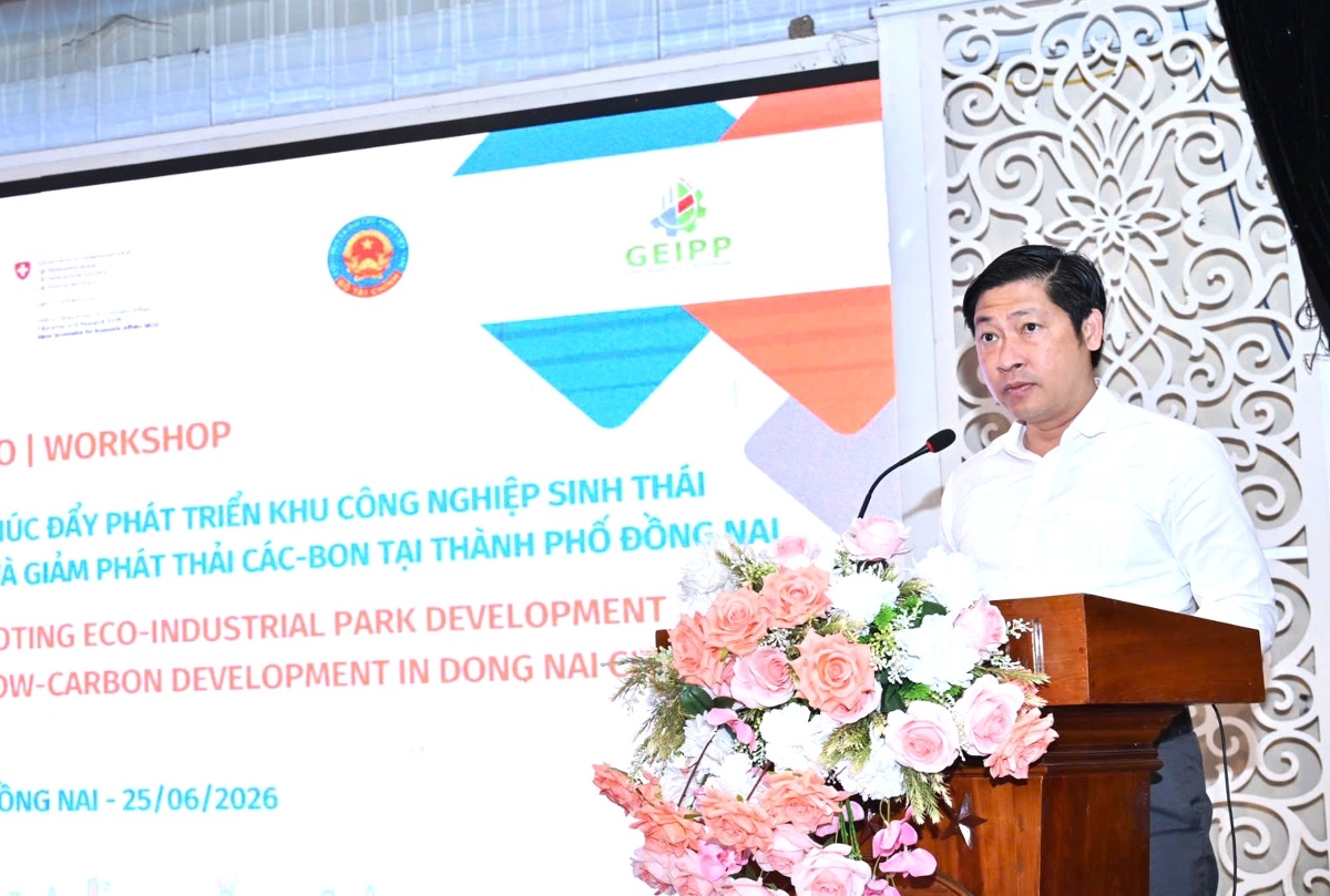 Ông Phạm Việt Phương, Phó Trưởng ban phụ trách DNIEZA phát biểu tại hội thảo.