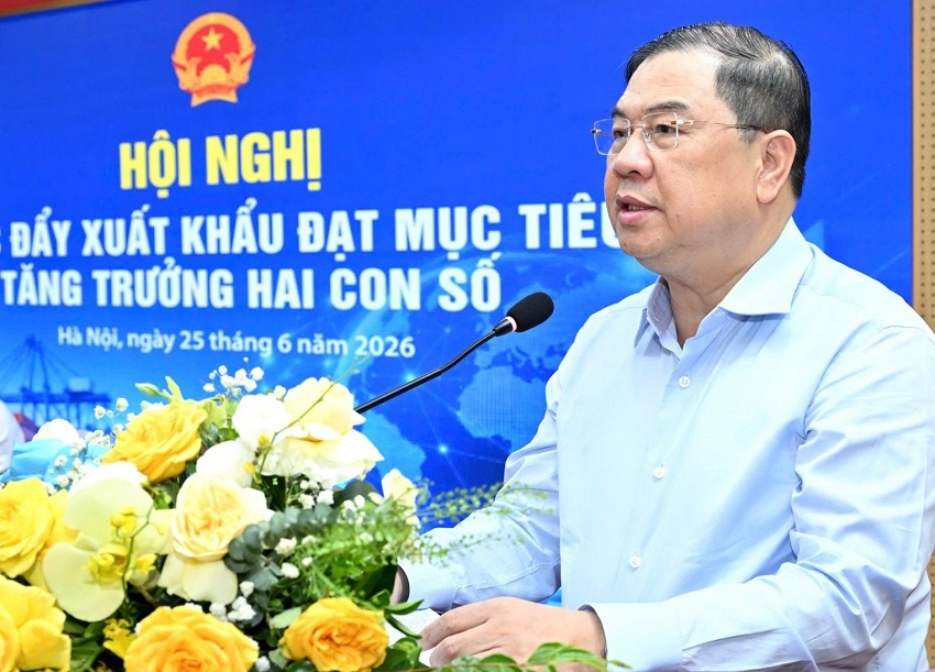 Phó Thủ tướng Thường trực Phạm Gia Túc phát biểu chi đạo hội nghị. Ảnh: MOIT.