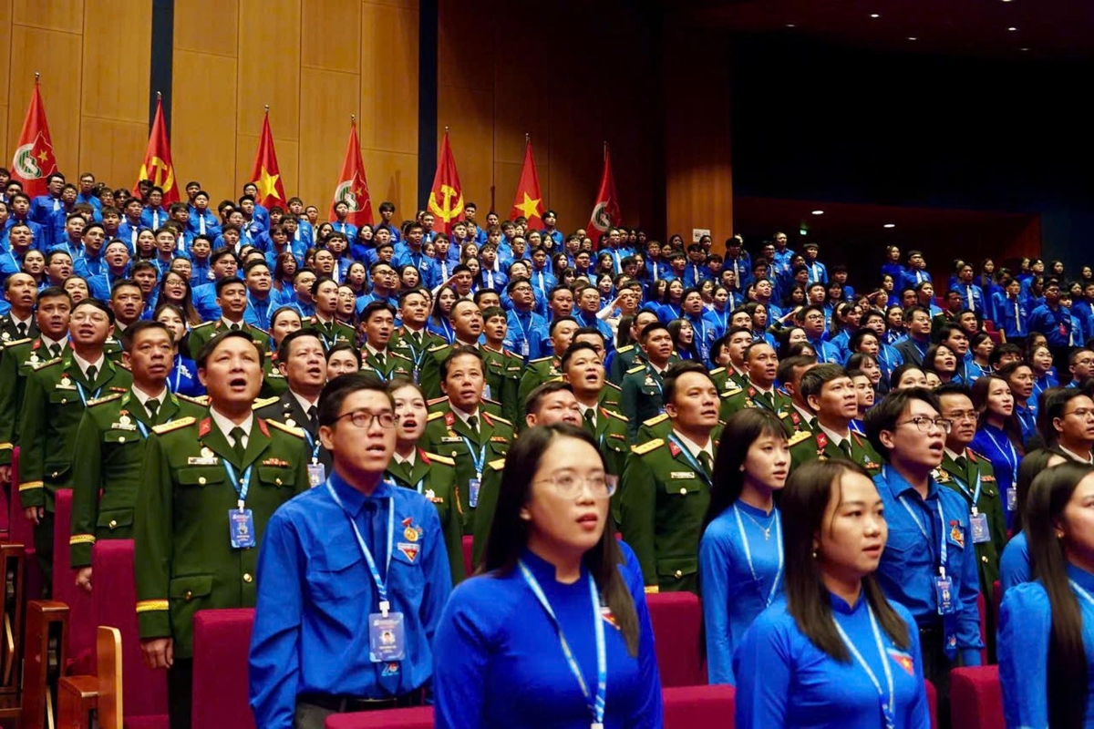 Các đại biểu dự Đại hội đại biểu toàn quốc Đoàn TNCS Hồ Chí Minh lần thứ XIII, nhiệm kỳ 2026 - 2031.