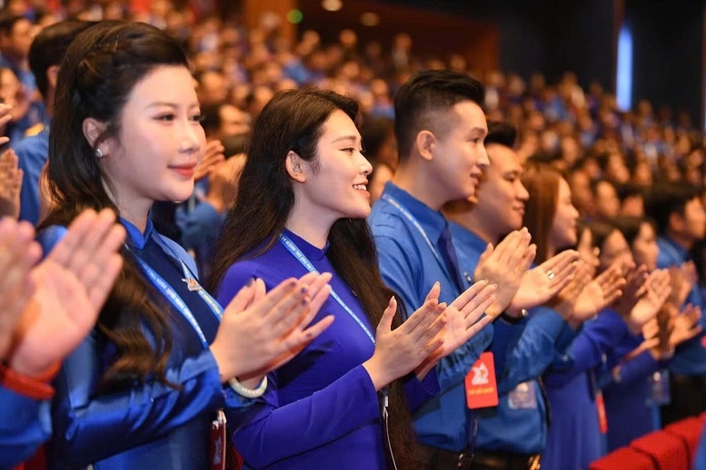 Đại biểu dự Đại hội Đoàn TNCS Hồ Chí Minh lần thứ XIII, nhiệm kỳ 2026 – 2031. Ảnh: VGP.