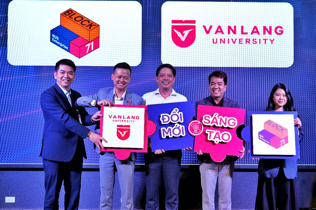 Hợp tác tăng cường các hoạt động hợp tác giữa BLOCK71 tại Việt Nam và Trường Đại học Văn Lang. Ảnh: BLOCK 71 Vietnam