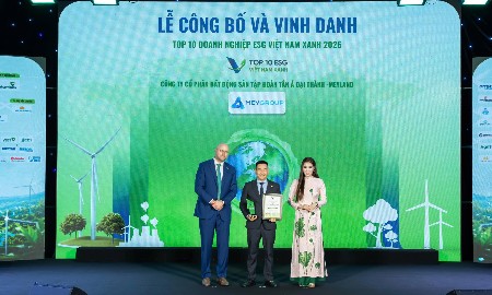 Meygroup được vinh danh Top 10 Doanh nghiệp ESG Việt Nam Xanh 2026