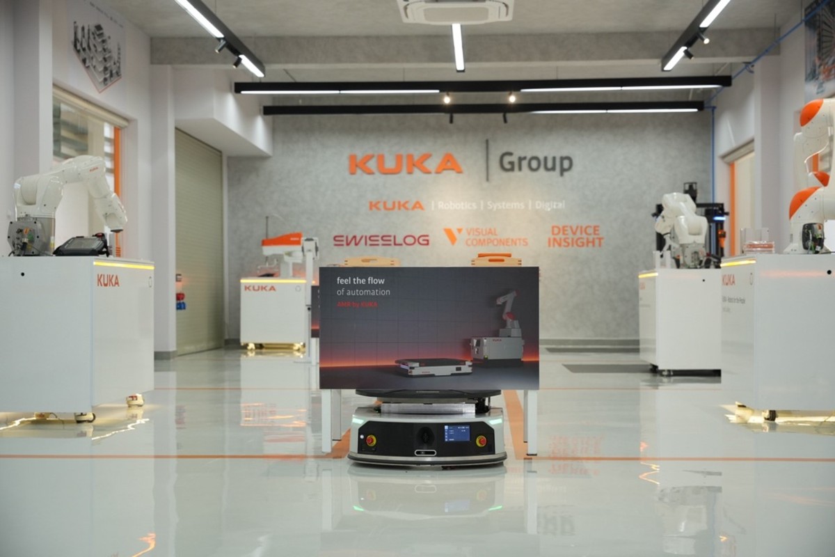 Khu vực "demo station" - Ảnh: KUKA Việt Nam.