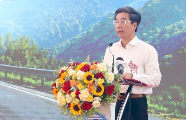 Phó Chủ tịch UBND thành phố Đà Nẵng Trần Chí Cường, phát biểu tại lễ khởi công dự án.