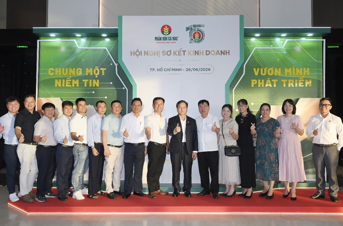 PVCFC tổ chức Hội nghị sơ kết hoạt động kinh doanh 6 tháng đầu năm 2026. Ảnh: PVCFC.