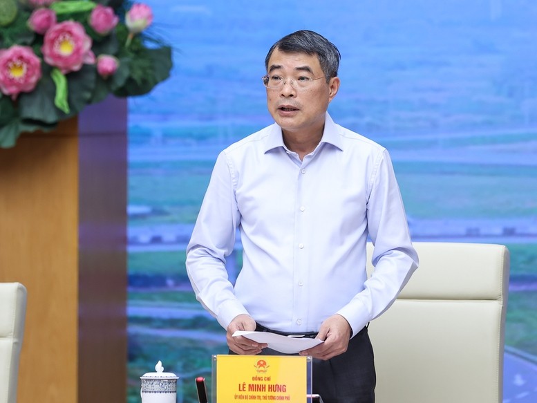 Thủ tướng Lê Minh Hưng phát biểu tại Hội nghị.