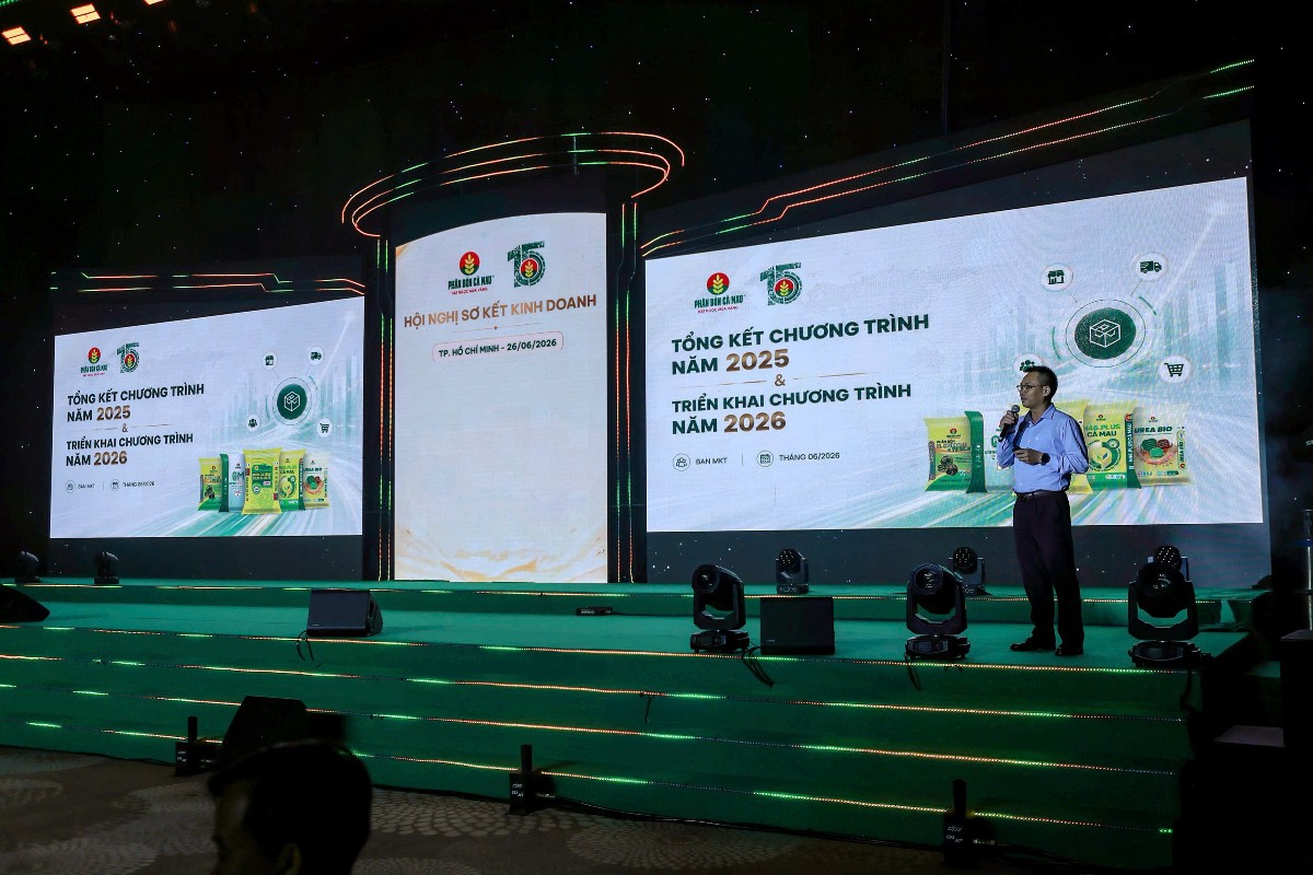 PVCFC trình bày chương trình Xúc tiến bán hàng năm 2026. Ảnh: PVCFC.