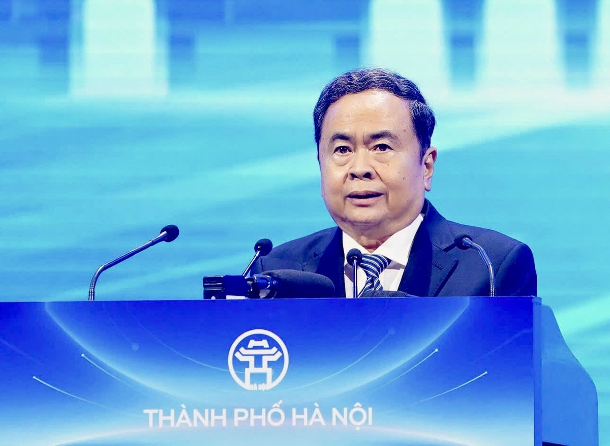 Chủ tịch Quốc hội Trần Thanh Mẫn phát biểu chỉ đạo tại sự kiện.