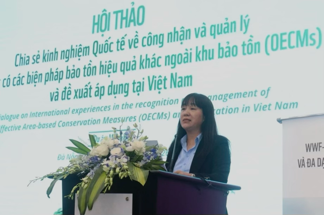 Bà Vũ Thị Bích Hậu, Phó Giám đốc Sở Nông nghiệp và Môi trường Đà Nẵng
