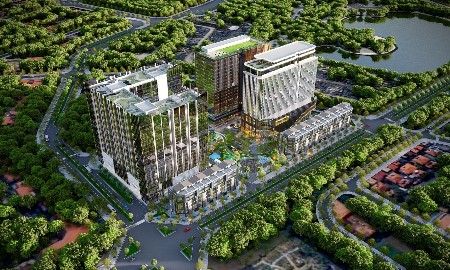 Phối cảnh dự án D’. Diamant Bleu. Ảnh: Tân Hoàng Minh.