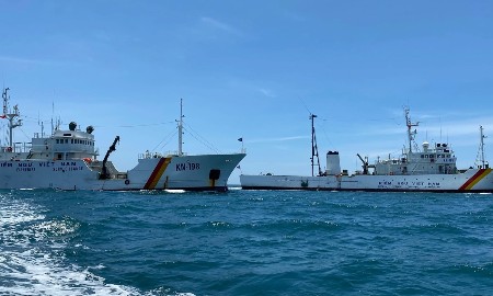 Công tác tuần tra, kiểm tra và xử lý vi phạm đã được triển khai nghiêm túc, nhưng tình hình vi phạm trong lĩnh vực thủy sản vẫn diễn biến phức tạp. Ảnh: Tiến Thành