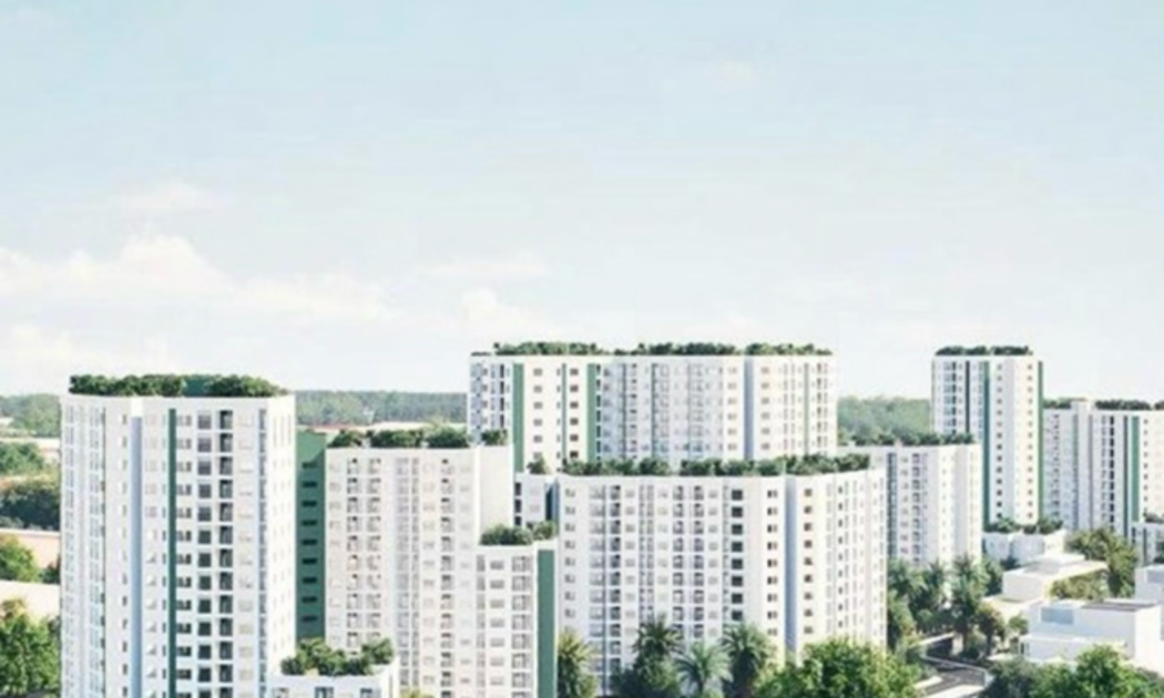 Phối cảnh Dự án nhà ở xã hội thuộc dự án Ecohome Hòa Hiệp.