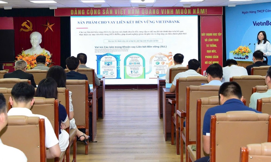 Workshop thu hút sự tham dự của nhiều đại diện doanh nghiệp khu vực phía Bắc cùng các chuyên gia về ESG. Ảnh: VietinBank.