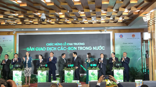 Domestic carbon exchange officially launched