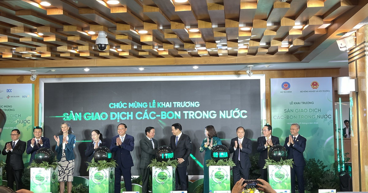 Ch&iacute;nh thức vận h&agrave;nh s&agrave;n giao dịch carbon trong...