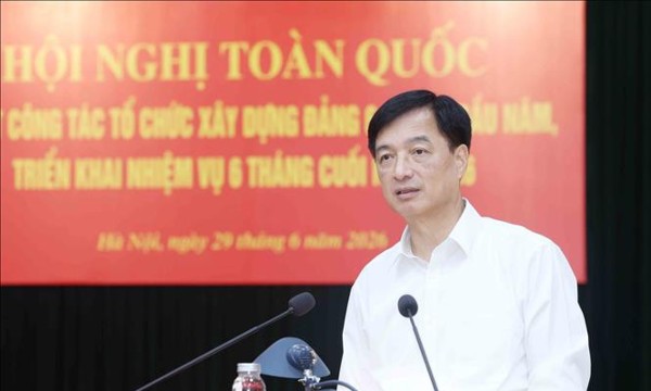 Trưởng Ban Tổ chức Trung ương Nguyễn Duy Ngọc: Công tác tổ chức xây dựng Đảng cần tư duy, tầm nhìn mới