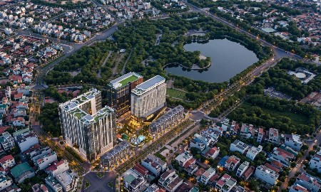 Phối cảnh dự án D’. Diamant Bleu. Ảnh: Tân Hoàng Minh.