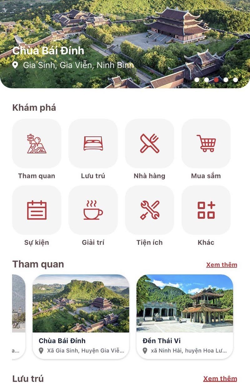 Ứng dụng Ninhbinhtourisminfo.